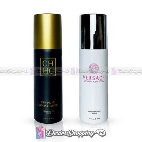 Pack Of Two Body Spray (CHHC Men/Versace Bright Crystal)