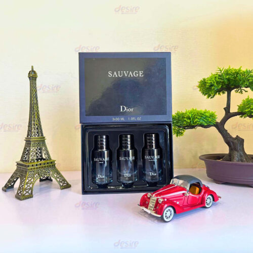 Dior Sauvage 3 in 1 Perfume Gift Set (3 × 30ml)