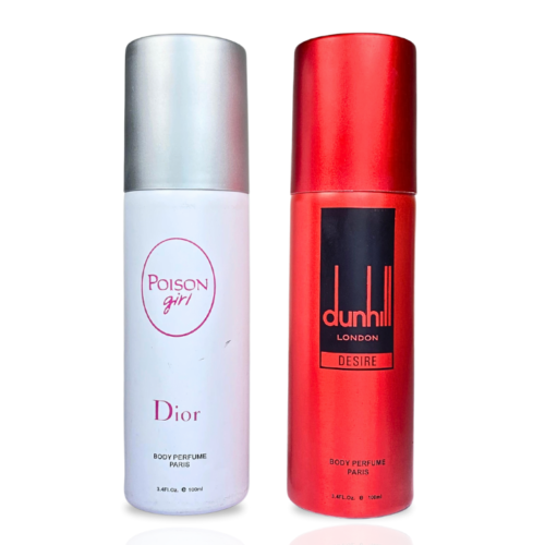 Pack Of Two Body Spray (Poison Girl/ Dunhill Desire Red)