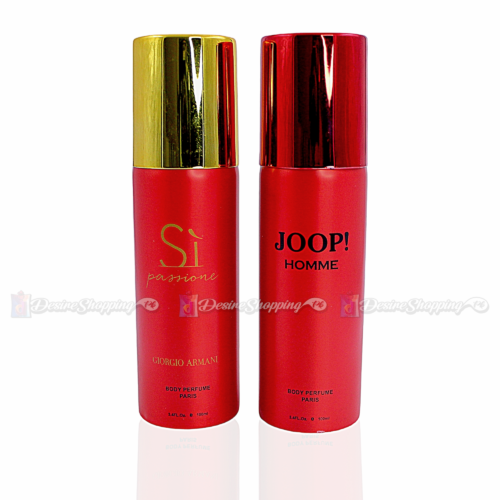 Pack Of Two Body Spray (Si Passione, Joop Homme)