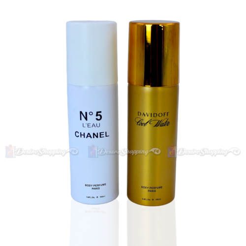 Pack Of Two Body Spray (N’5 L’eau Chanel, David Off Cool Water)