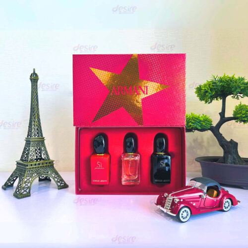 Giorgio Armani For Her 3 in 1 Perfume Gift Set (3 × 30ml)