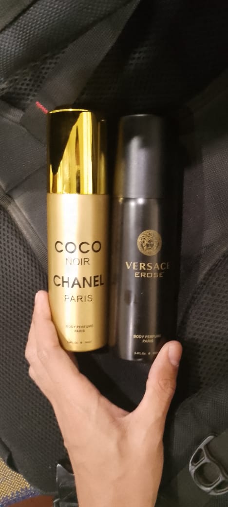 Pack Of Two Body Spray(Versace Erose, Pasha de Cartier) photo review