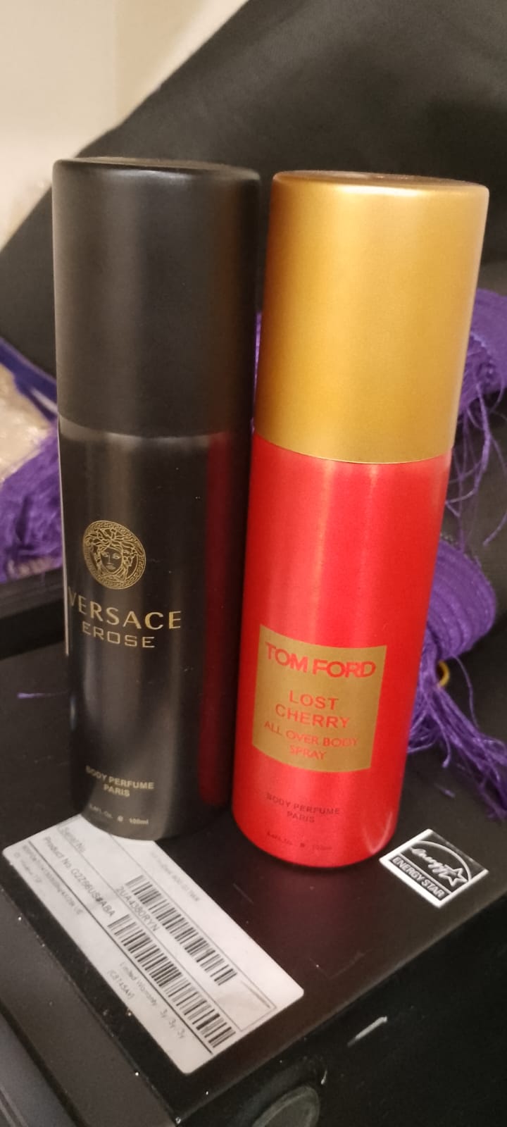 Pack Of Two Body Spray(Versace Erose, Pasha de Cartier) photo review