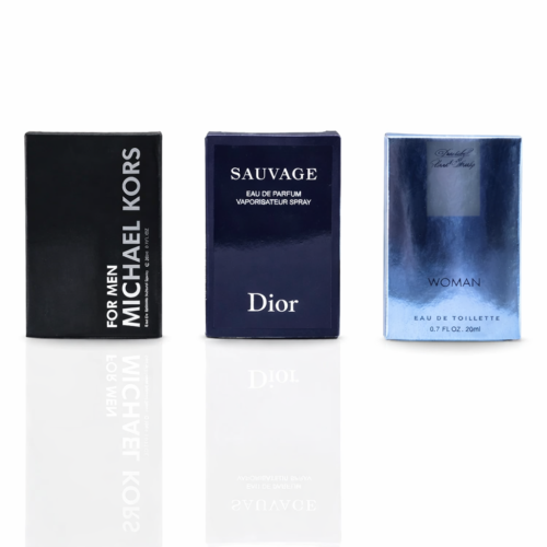 Pack of 3 Testers (Michael Kors, Dior Sauvage, Davidoff Cool Water Women)